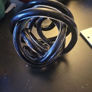 Decorative black orb by Torre&Tagus